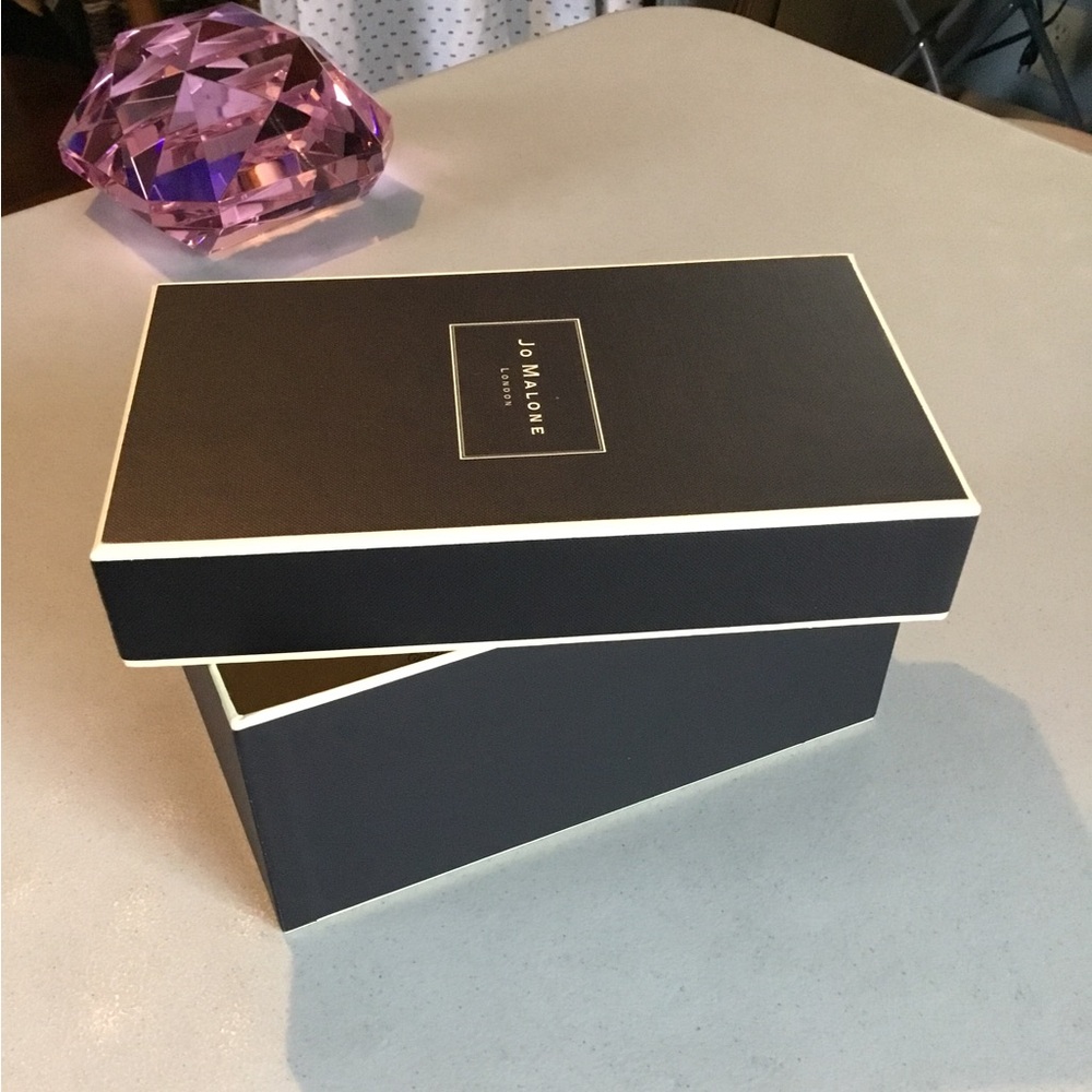 JO MALONE EMPTY SMALL BOX BLACK CREAM INTERIOR ALL LIGHT YELLOW LIGHT CREAM - Picture 5 of 10